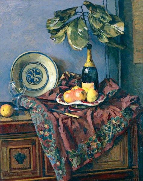 Empty Champagne Bottle by Duncan Grant