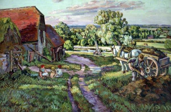 Farm In Sussex by Duncan Grant Oil Painting Reproductions