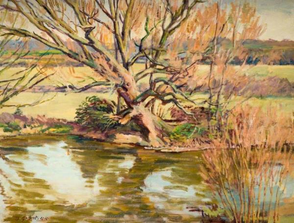 Flatford-on-avon by Duncan Grant