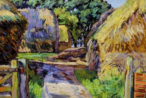 Haystacks by Duncan Grant