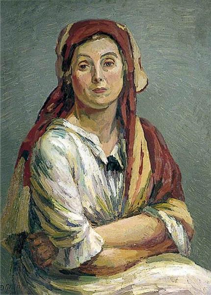 Helen Anrep In Turkish Costume by Duncan Grant