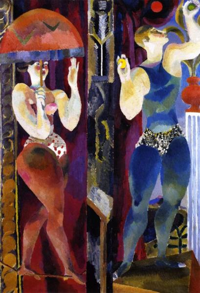 Juggler And Tightrope Walker by Duncan Grant