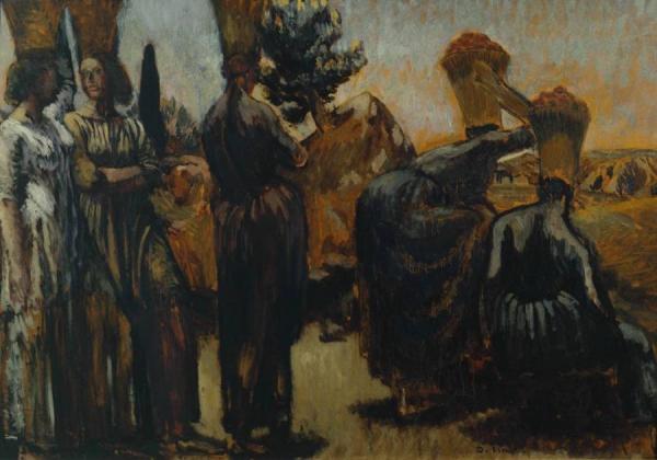 Lemon Gatherers by Duncan Grant Oil Painting Reproductions