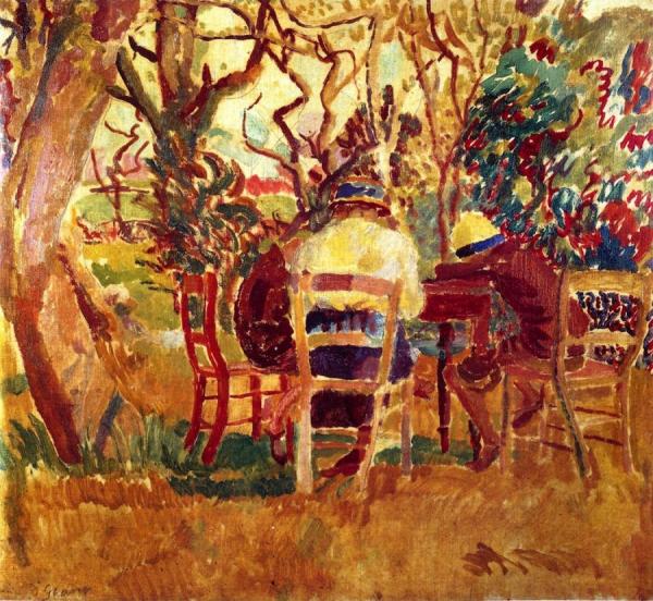 Lessons In The Orchard by Duncan Grant