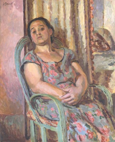 Portrait Of A Woman by Duncan Grant