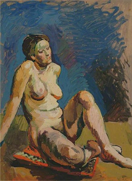 Seated Nude by Duncan Grant