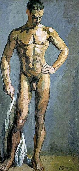 Standing Male Nude by Duncan Grant