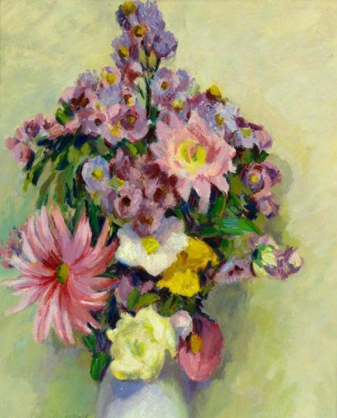 Duncan Grant Still Life, Flowers In A Vase