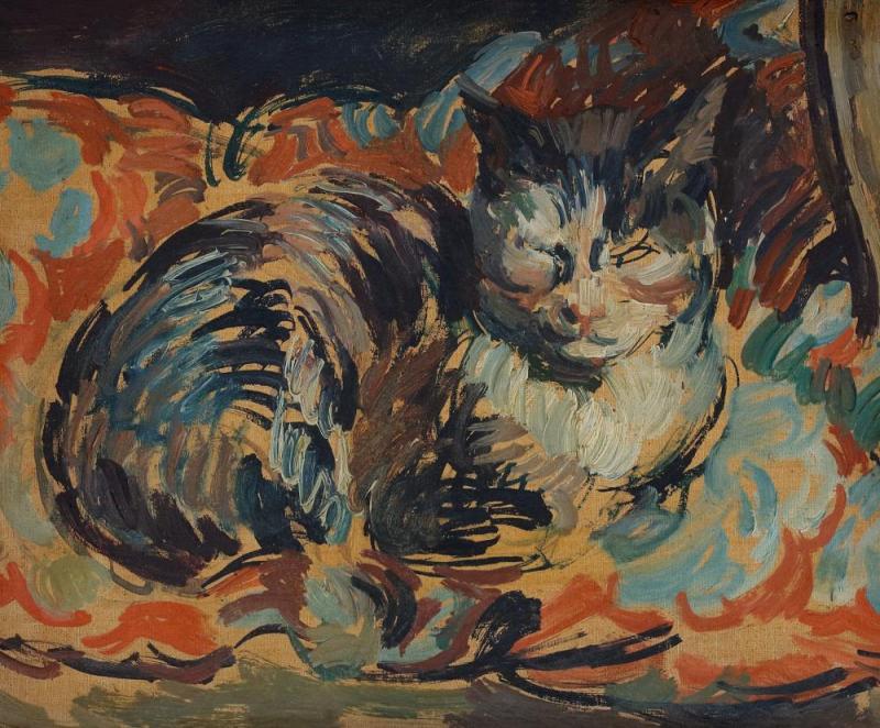 The Cat, Opussyquinusque by Duncan Grant