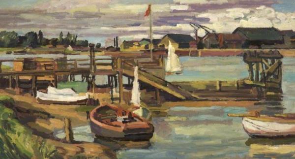 The Harbour, King's Lynn, Norfolk by Duncan Grant