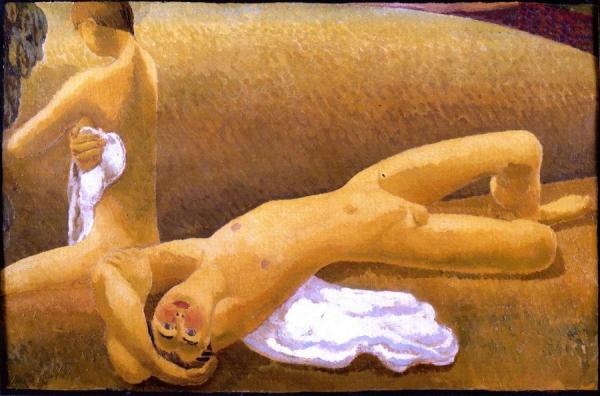 Two Bathers by Duncan Grant