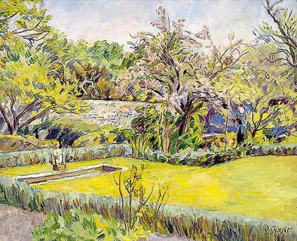 Walled Garden At Charleston, East Sussex by Duncan Grant