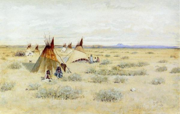 Camp Of Standing Bear by Dwight W. Huntington