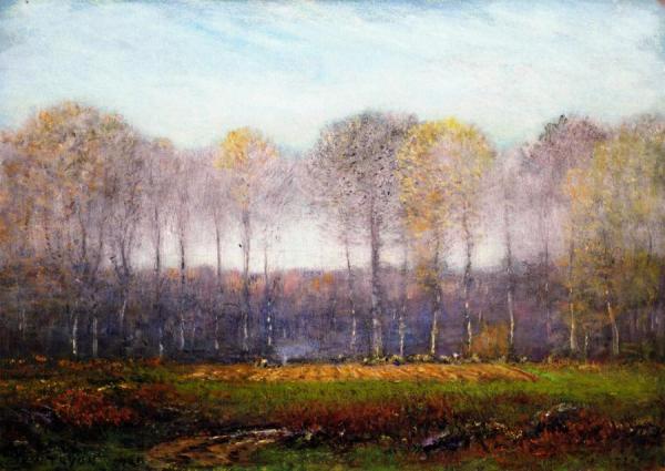 October Morning by Dwight W. Tryon