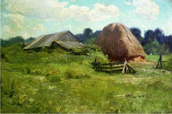 Sunshine And Shadow by Dwight W. Tryon Oil Painting Reproductions