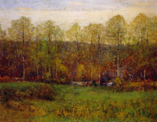 The First Leaves by Dwight W. Tryon