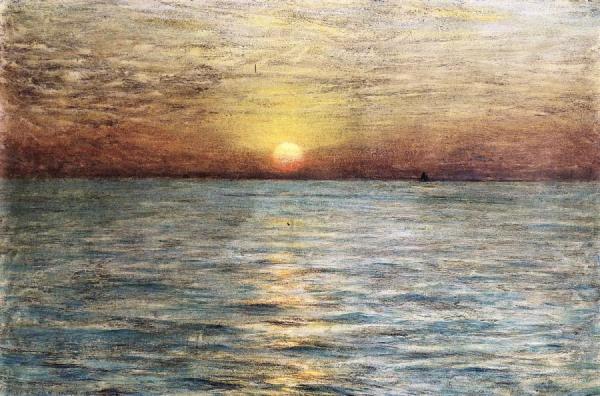 Dwight W. Tryon The Sea: Sunset