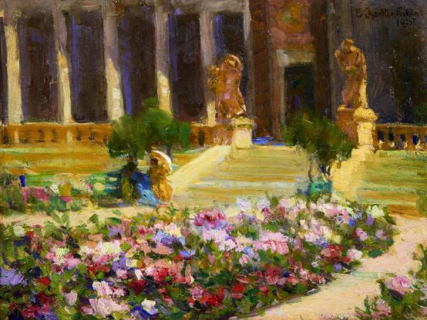 Hall Of Flowers, Panama-pacific International Exposition by E. Charlton Fortune