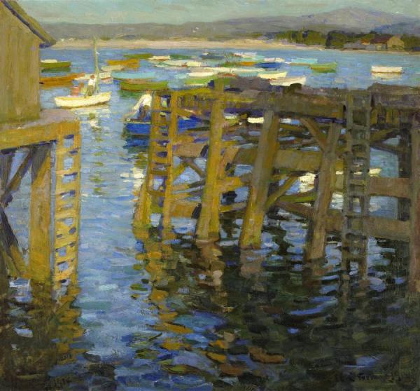 Late Afternoon, Monterey, 1914 by E. Charlton Fortune Oil Painting Reproductions