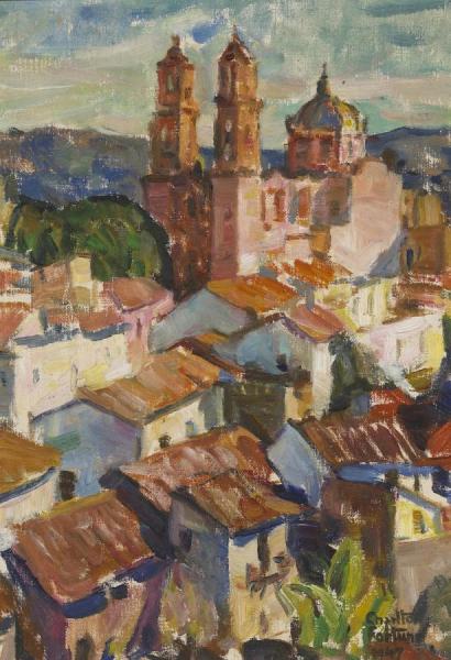 E. Charlton Fortune Santa Prisca Cathedral, Taxco, 1947
