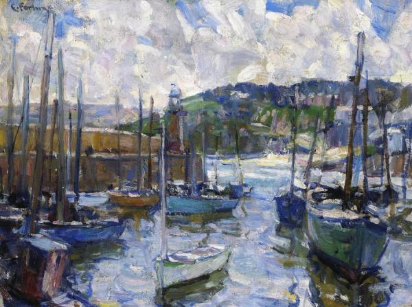 E. Charlton Fortune St. Ives Harbor, Circa 1923