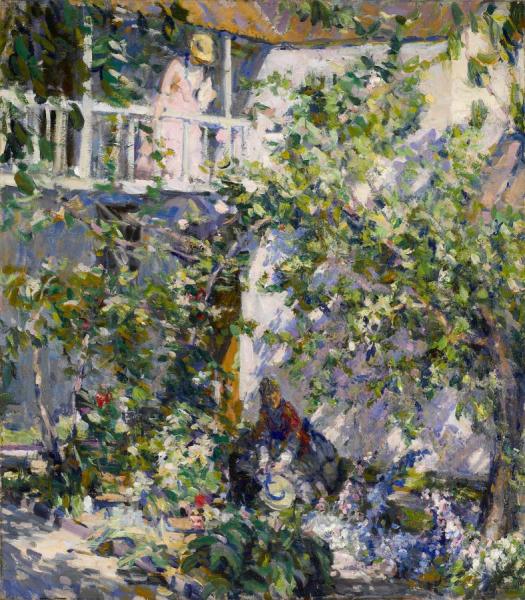 The Señora's Garden, Circa 1918 by E. Charlton Fortune