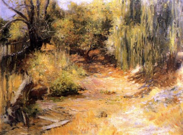 Clearing By A Willow, San Rafael by Eanest Peixotto