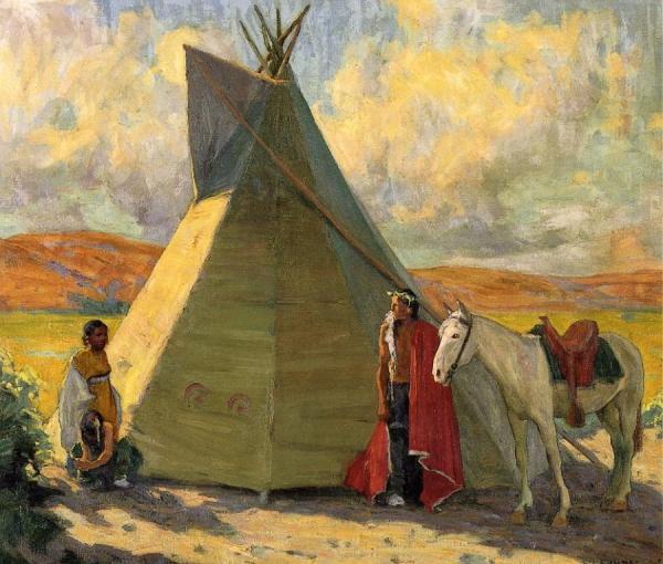 Eanger Irving Couse Crow Tent