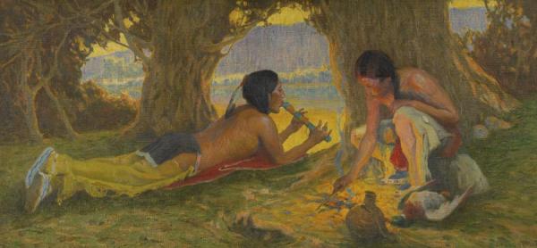 Decorative Panel by Eanger Irving Couse