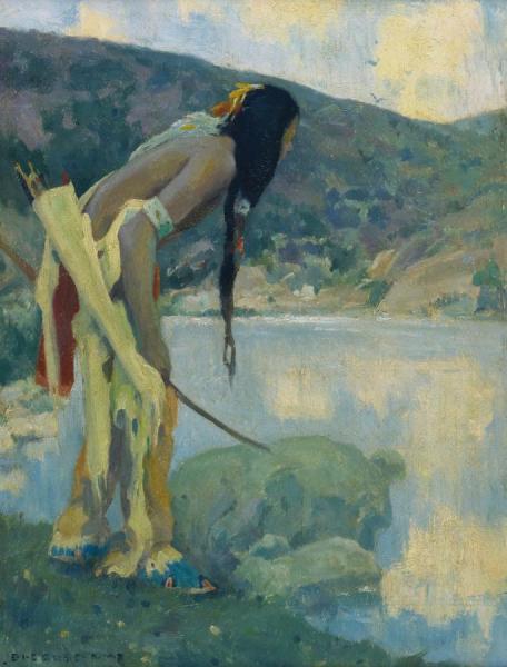 Indian Hunter, Late Afternoon Hondo by Eanger Irving Couse