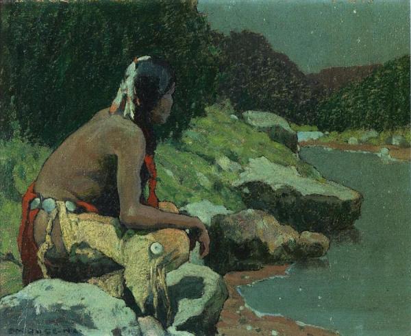 Moonlight On The Hondo by Eanger Irving Couse