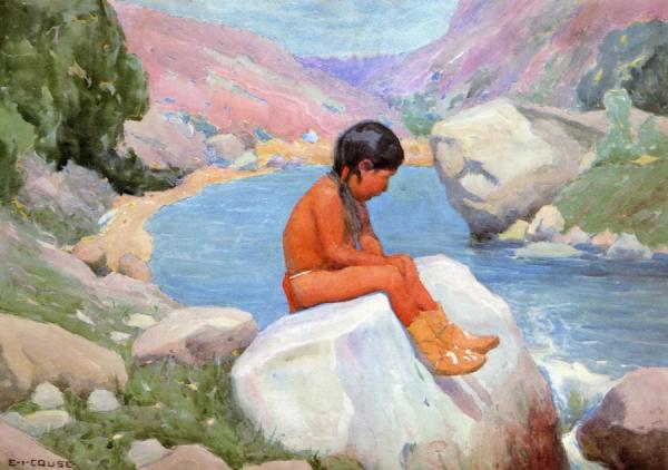 Nature's Lesson by Eanger Irving Couse