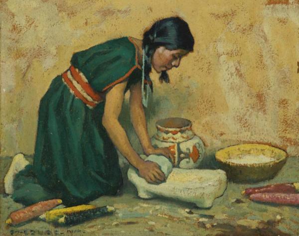 Pueblo Indian Girl by Eanger Irving Couse