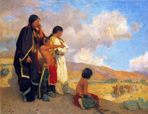 Return Of The War Party by Eanger Irving Couse