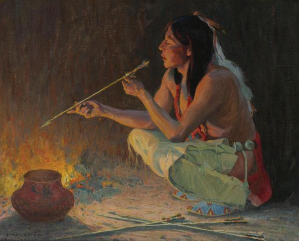 The Arrow Maker by Eanger Irving Couse