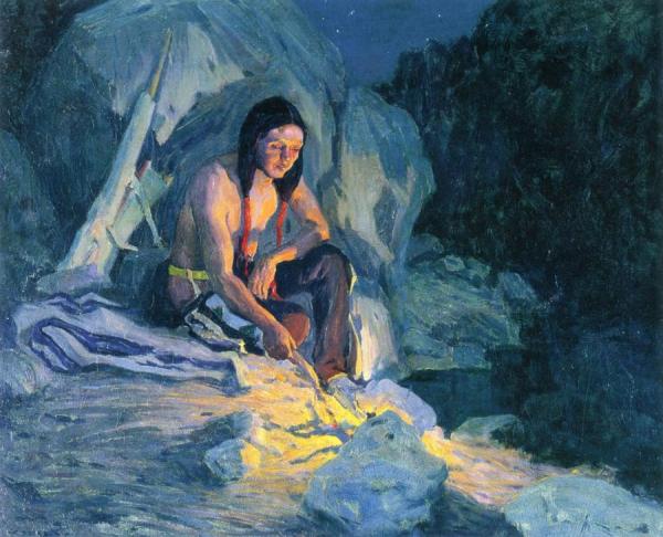 The Camping Place by Eanger Irving Couse