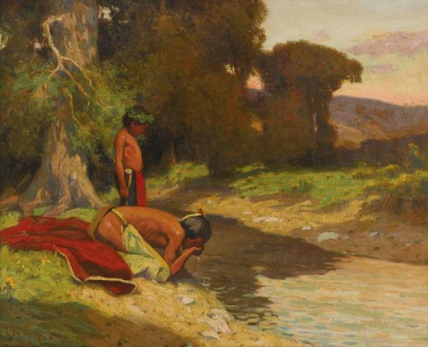 The Cooling Stream by Eanger Irving Couse