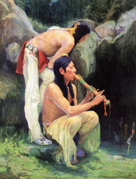 The Magic Flute by Eanger Irving Couse