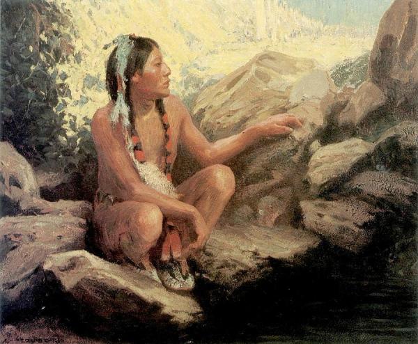 The Rockbound Pool by Eanger Irving Couse