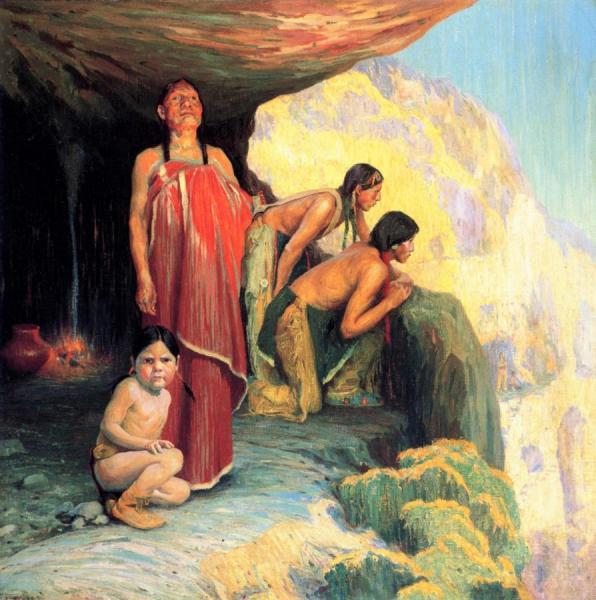 The Sun Worshippers by Eanger Irving Couse