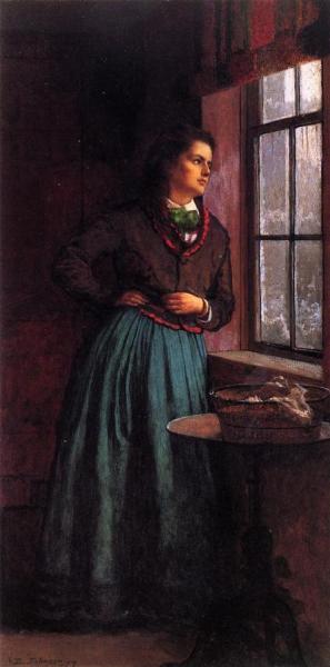 A Day Dream by Eastman Johnson