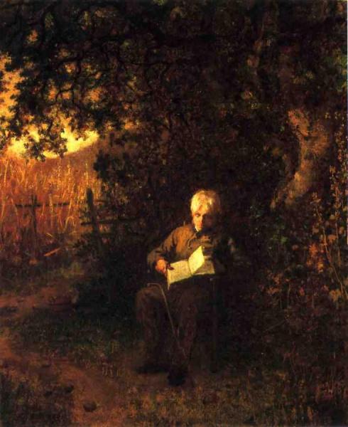 A Quiet Hour by Eastman Johnson