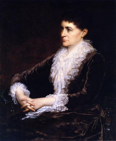 Catherine Butler Dusenberry (mrs. Allan) Shelden by Eastman Johnson
