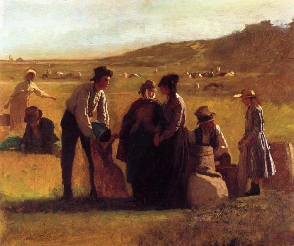 Cranberry Pickers by Eastman Johnson
