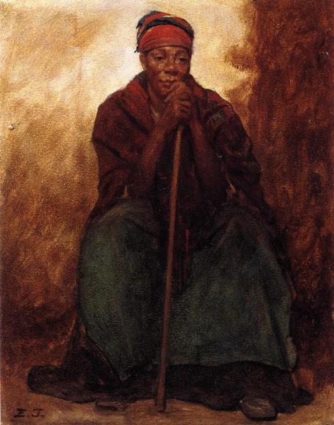 Dinah, Portrait Of A Negress by Eastman Johnson