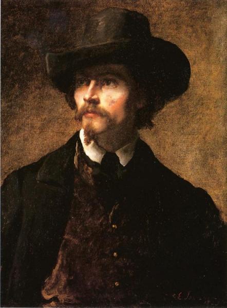 Man With A Hat by Eastman Johnson