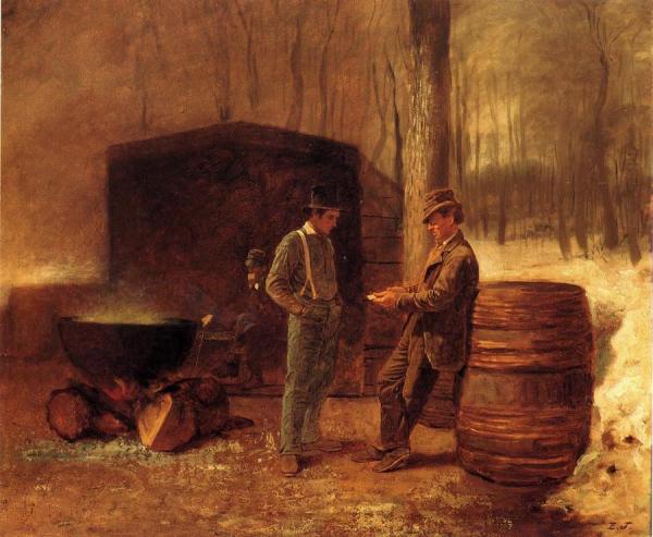 Measurement And Contemplation by Eastman Johnson
