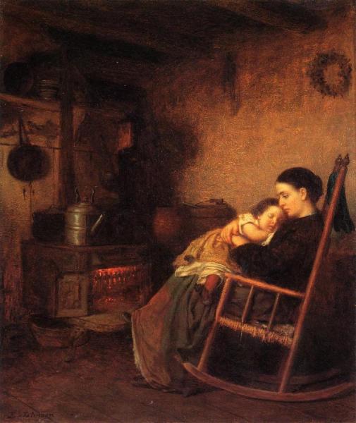 Eastman Johnson Mother And Child