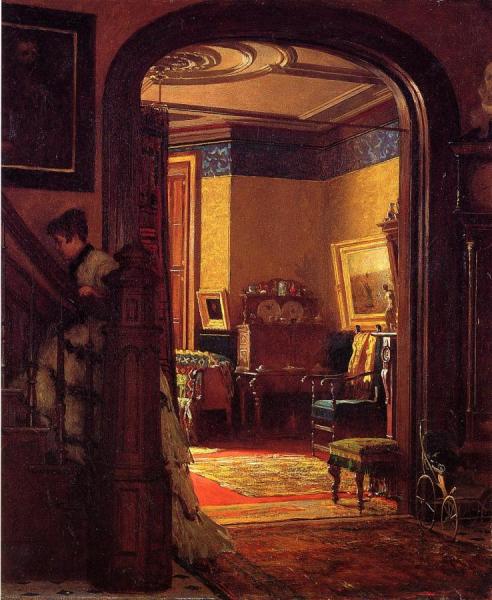 Not At Home by Eastman Johnson