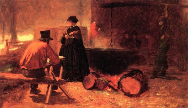Sugar Camp by Eastman Johnson